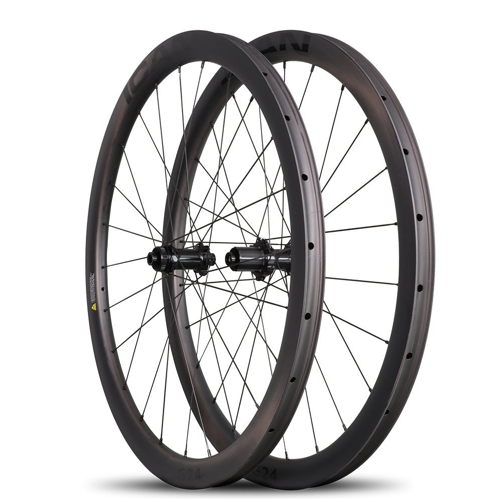 ICAN carbon gravel wheels 700C G24