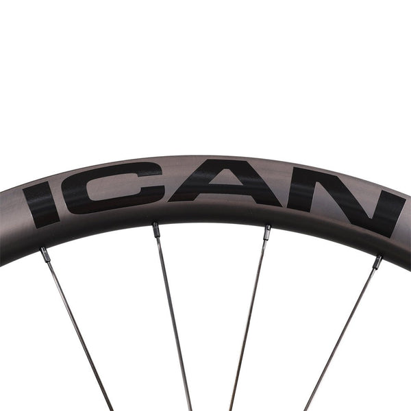 ICAN carbon 700C G24 gravel wheels with DT Swiss hub 